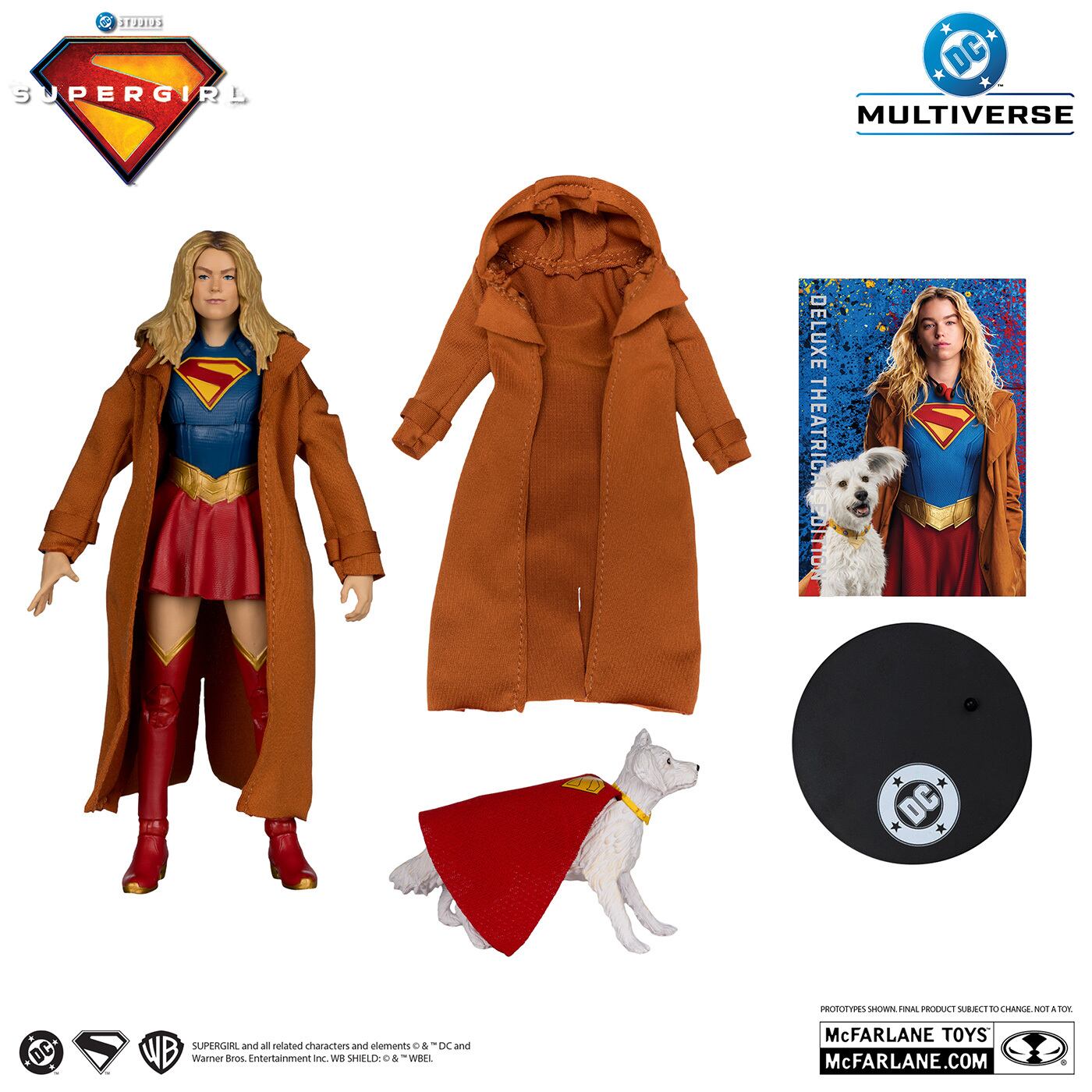 DC マルチバース 映画 スーパーガール (2026) スーパーガール＆クリプト デラックス・シアトリカル・エディション 7インチ アクションフィギュア 国内版 未開封