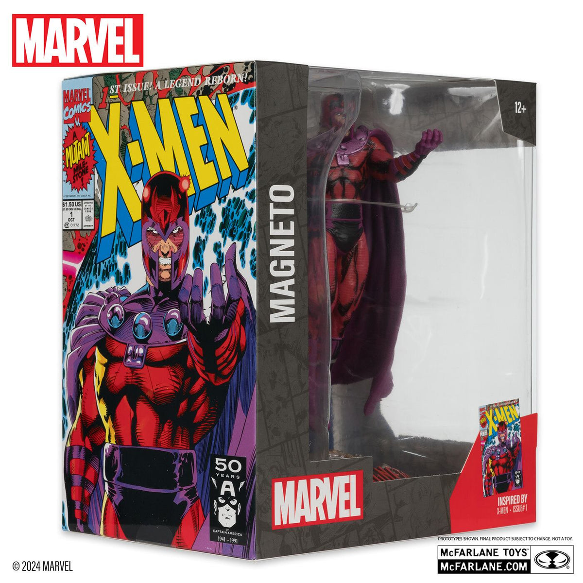 マクファーレン・トイズ マーベル シーン・フィギュア #010 マグニートー ジム・リー／X-MEN Vol.2 #11/6 スタチューフィギュア 未開封