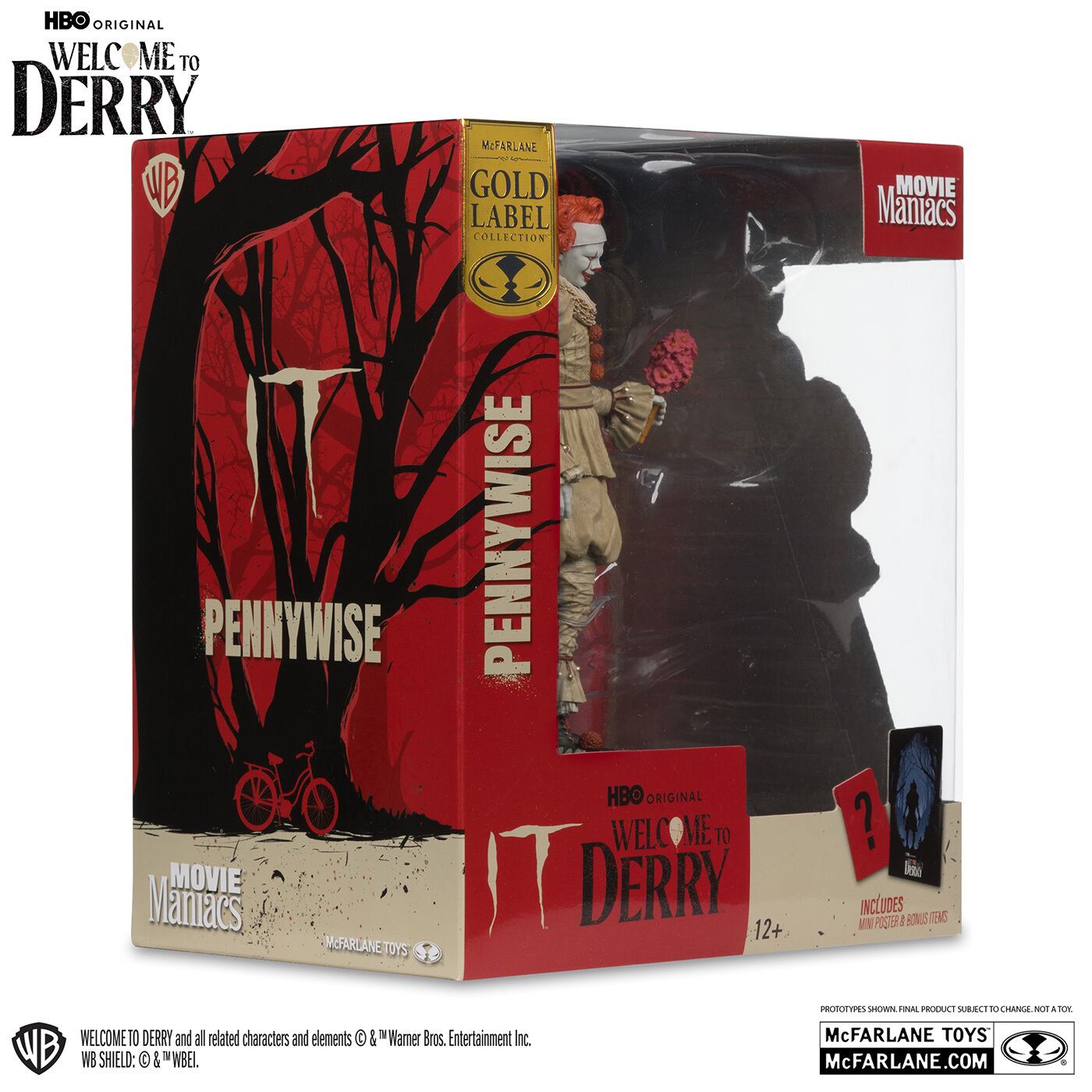 マクファーレン ムービー・マニアックス IT ウェルカム・トゥ・デリー ペニーワイズ (フラッシュバック) 6インチ ポーズドスタチュー フィギュア 国内版 未開封