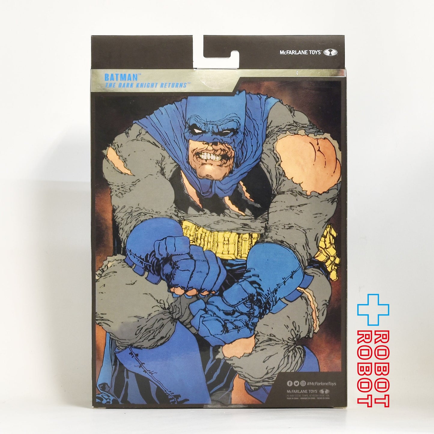 マクファーレン・トイズ DCマルチバース ダークナイト・リターンズ バットマン (バトルダメージ / ブルースーツ) 7インチ アクションフィギュア 国内版 未開封