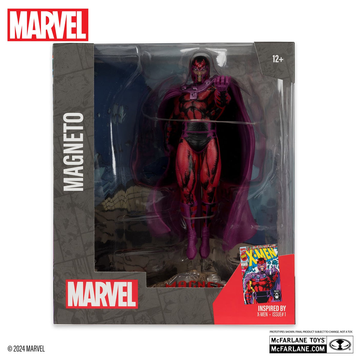 マクファーレン・トイズ マーベル シーン・フィギュア #010 マグニートー ジム・リー／X-MEN Vol.2 #11/6 スタチューフィギュア 未開封