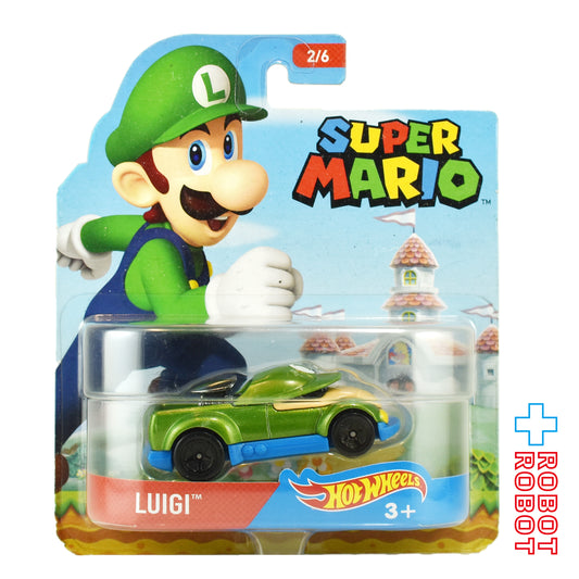 ホットウィール 2016 スーパーマリオ キャラクターカーズ ルイージ ダイキャスト ミニカー 未開封