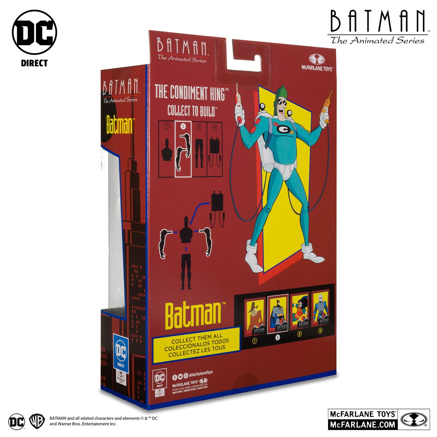 マクファーレン DCダイレクト バットマン アニメイテッド #01 バットマン 6インチ アクションフィギュア 国内版 未開封