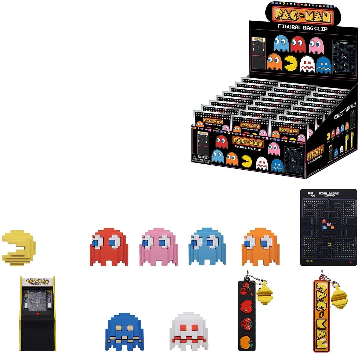 モノグラム フィギュラル バッグ クリップ パックマン  1パック 未開封