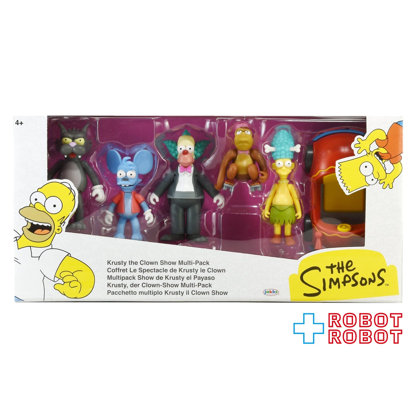 ザ・シンプソンズ クラスティ・ザ・クラウン・ショー 2.5インチ フィギュア マルチパック 国内版 未開封