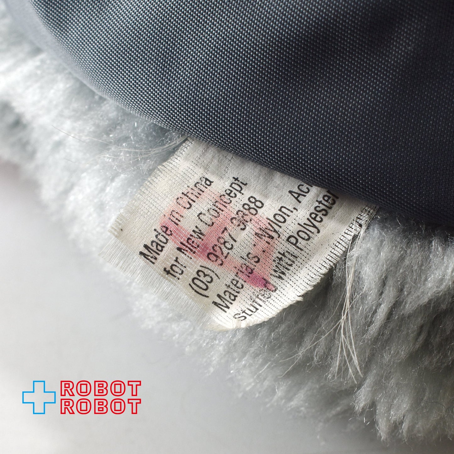 ファービー グレー x ホワイト バックパック リュック ぬいぐるみ人形 23センチ