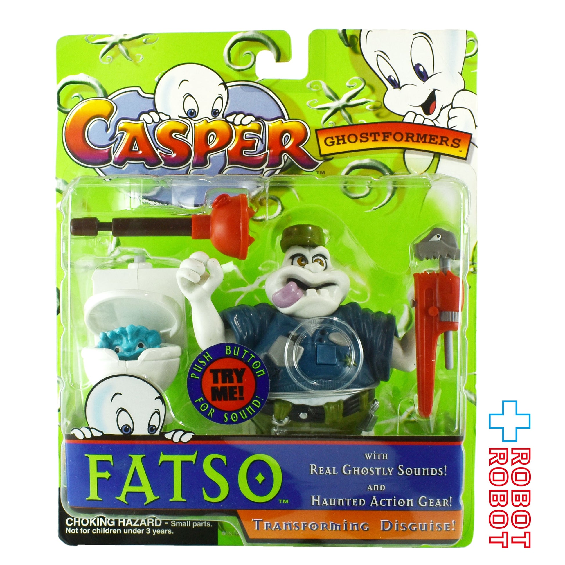 トレンドマスター キャスパー ゴースト・フォーマーズ 配管工のファッツォ プレイセット 未開封 1997 - ROBOTROBOT