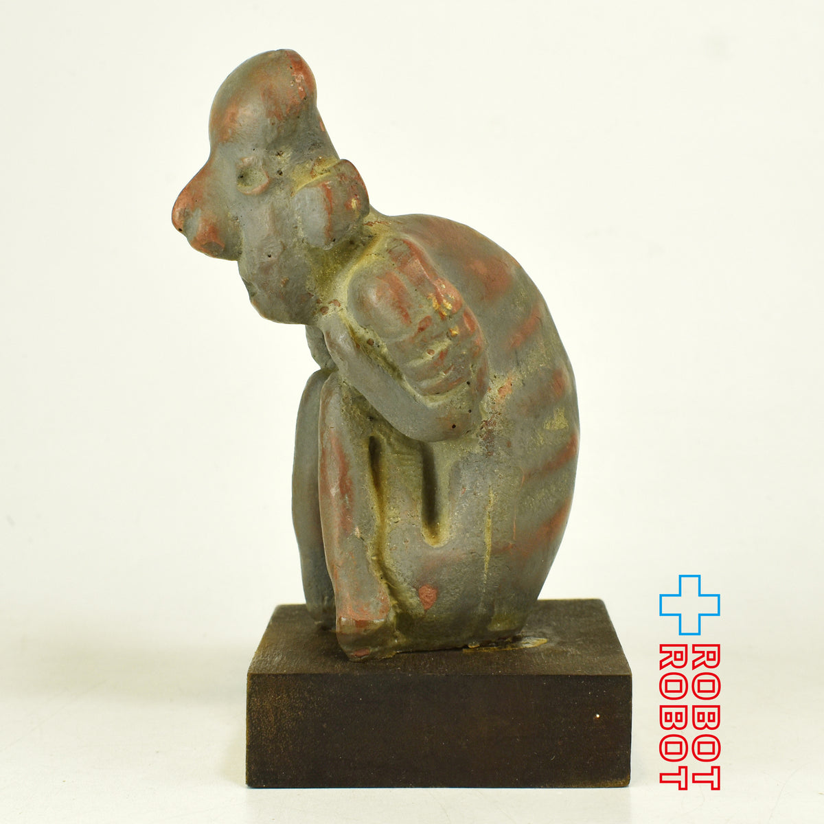 シェリング社 喘息発作のポートレート 医薬品メーカー陶器スタチュー 企業物 ※難あり