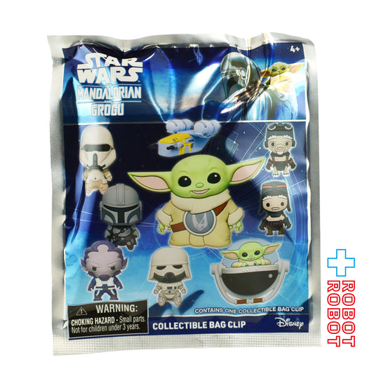 モノグラム 3D フィギュラル バッグ クリップ スター・ウォーズ マンダロリアン・アンド・グローグー 1パック 未開封