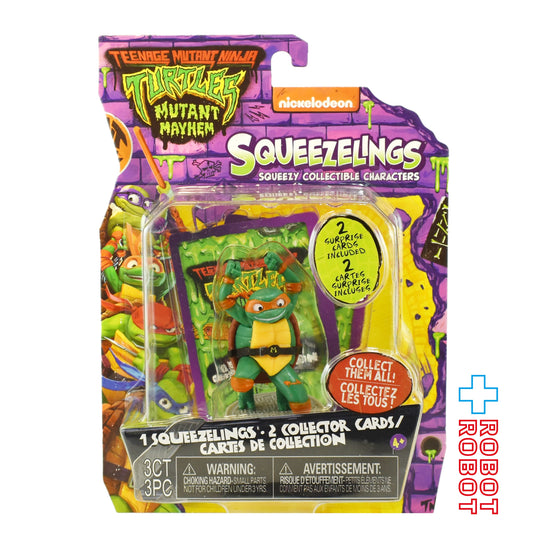 プレイメイツ ティーンエイジ・ミュータント・ニンジャ・タートルズ  ミュータント・パニック！TMNT ミケランジェロ スクイーズ フィギュア コレクターカード付き 未開封