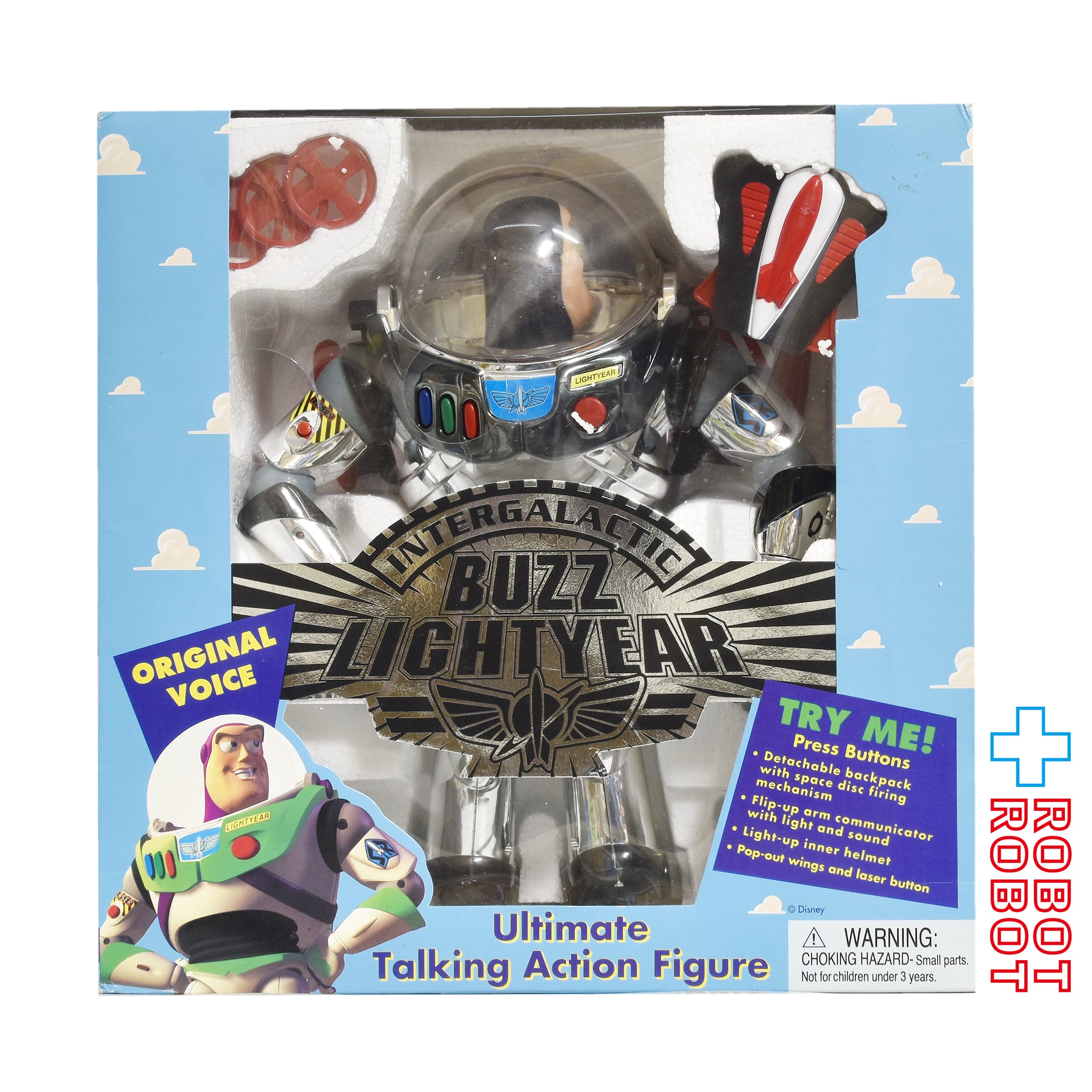 （新品未使用）トイストーリーバズライトイヤーアクションフィギュア　プラチナ オンライン限定価格】トイ・ストーリー リアルサイズトーキング