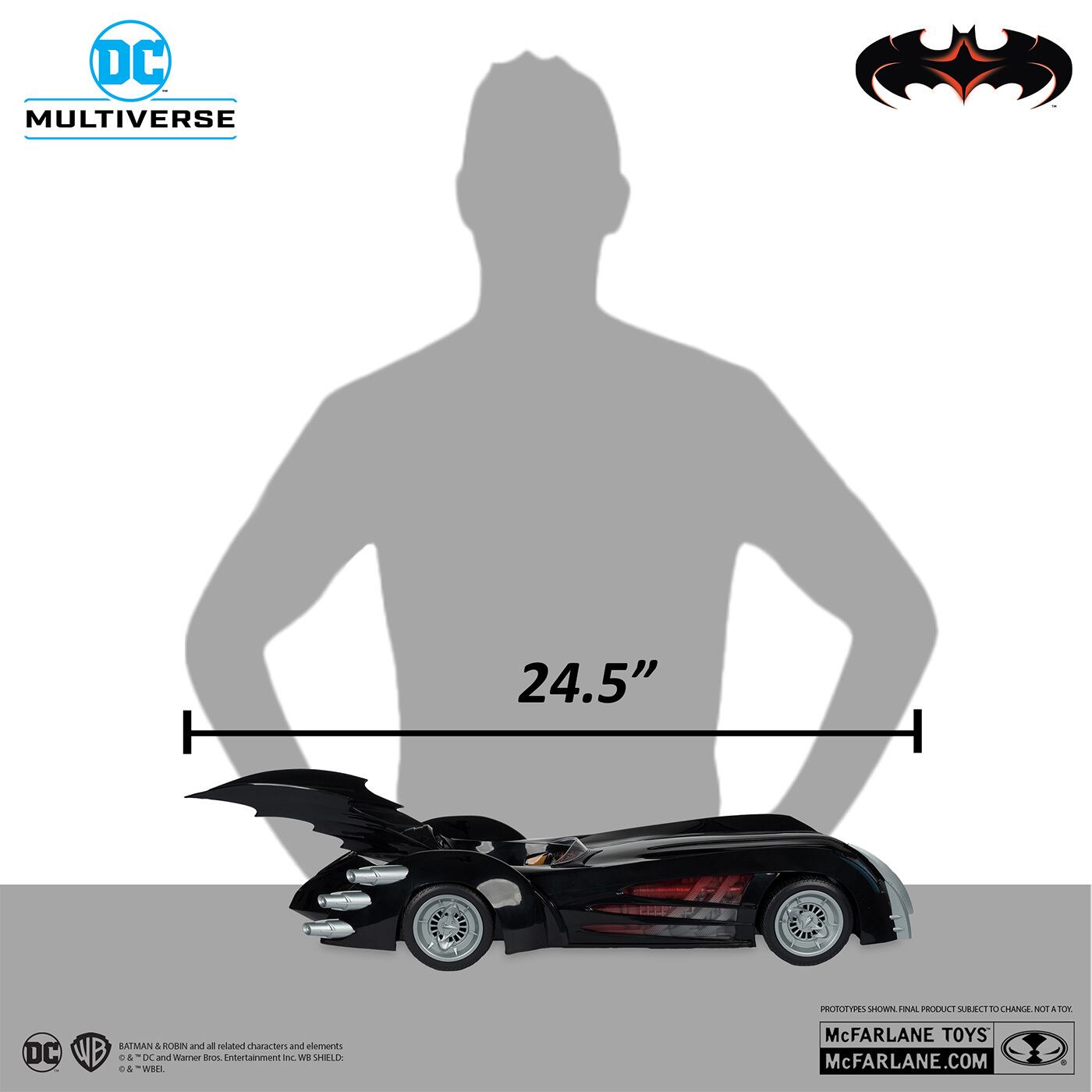 マクファーレン・トイズ DCマルチバース バットマン & ロビン Mr.フリーズの逆襲 バットモービル ビークル 国内版 未開封