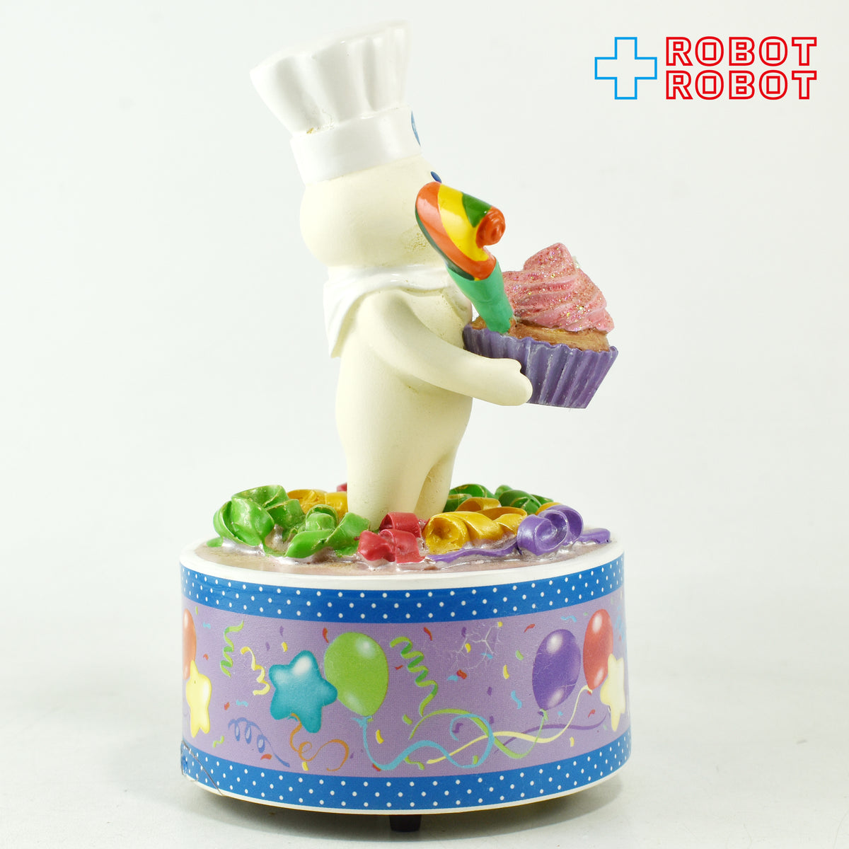 ※難有り：ピルズベリー ポッピンフレッシュ ドゥボーイ ハッピーバースデー オルゴール フィギュアリン 2011 企業物