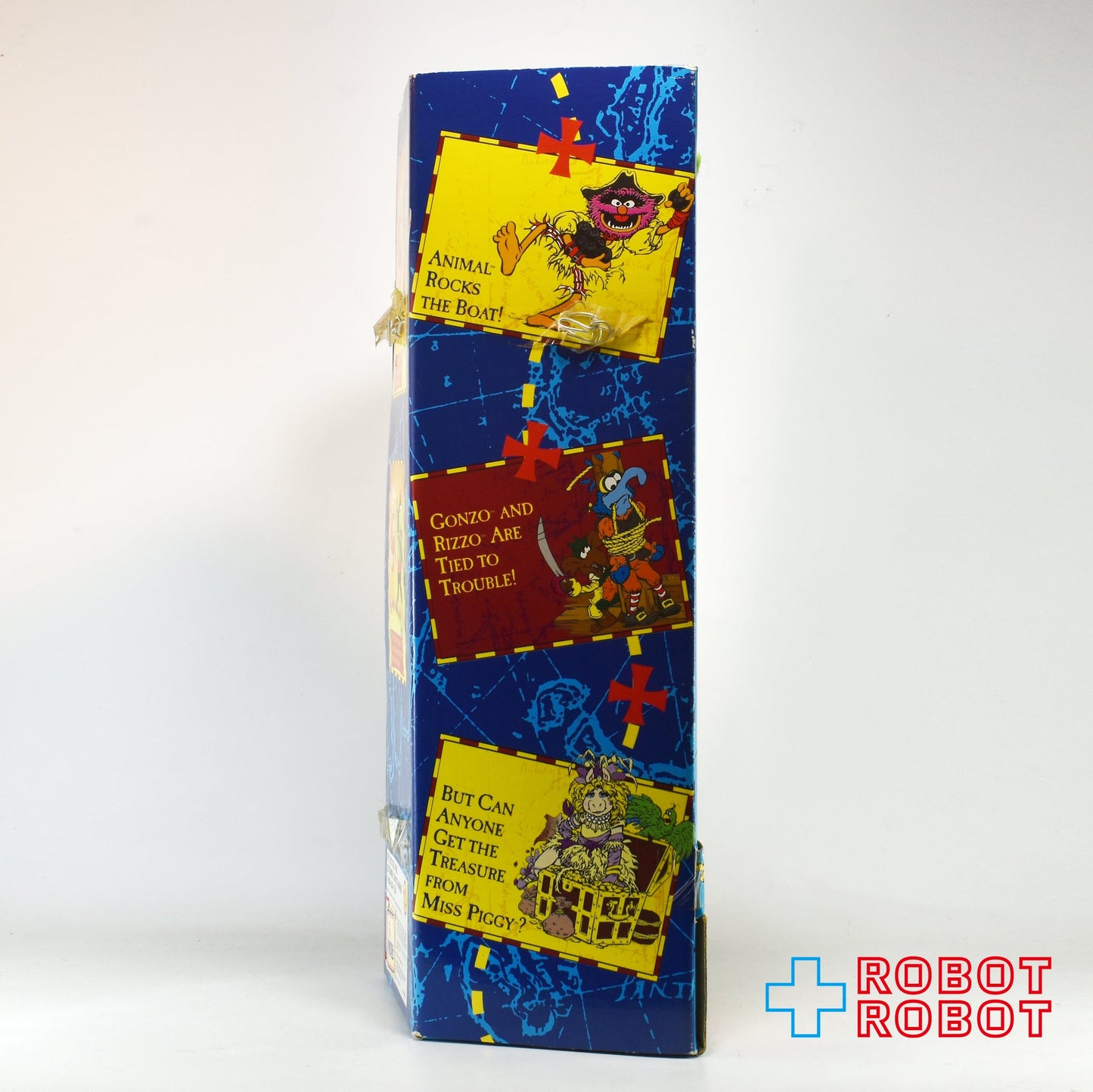 トイビズ マペッツ マペットの宝島 カーミット スモレット船長 ぬいぐるみ人形 1995 箱付き