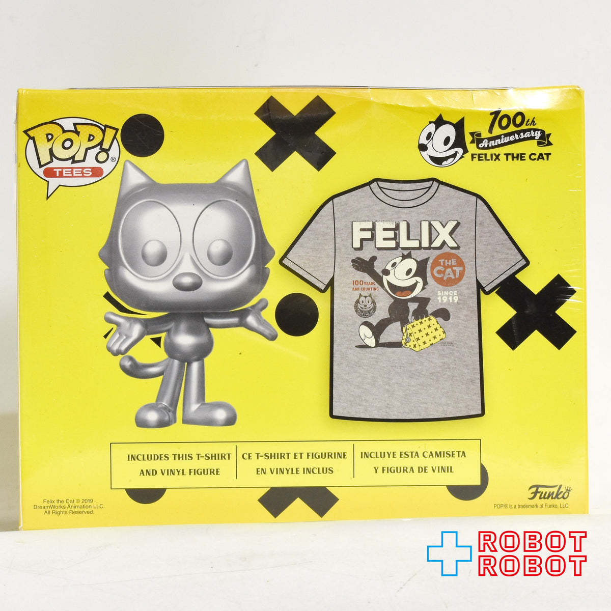 ファンコ POP! Tees フィリックス・ザ・キャット 100周年記念版 (ターゲット限定) Lサイズ 未開封