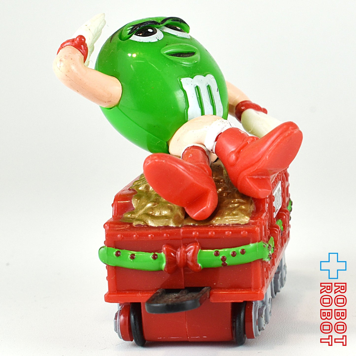 M&M's クリスマス・トレイン・トッパー グリーン 石炭貨車レッド