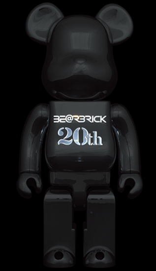 メディコム BE@RBRICK ベアブリック 400% 20周年 ディープクローム Ver 未開封 ４号店商品
