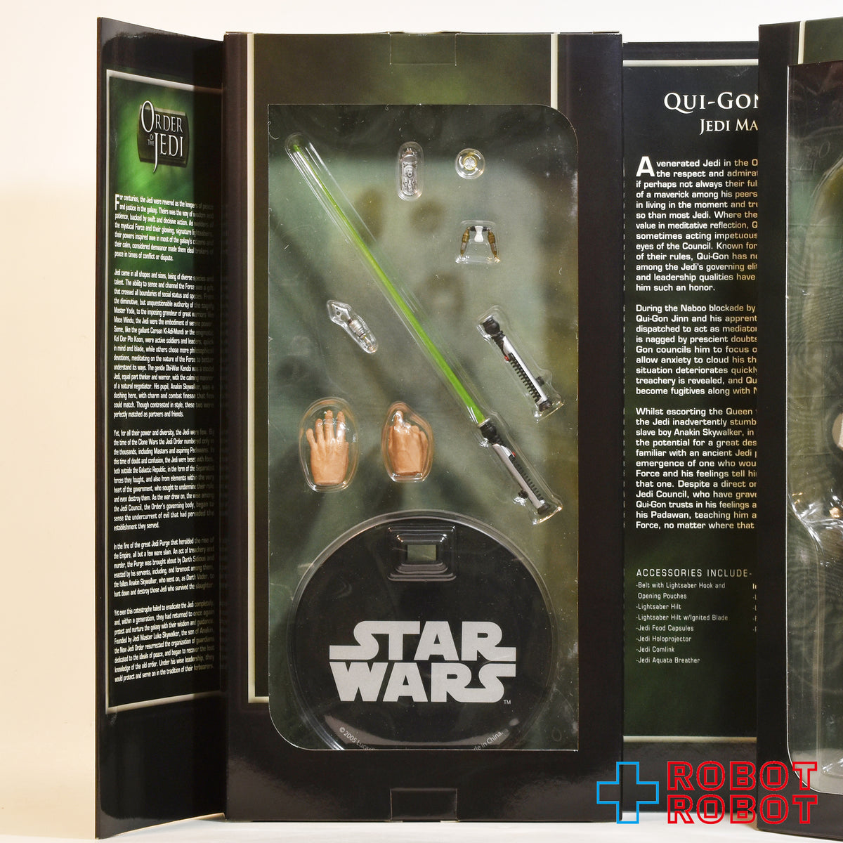 サイドショウ スター・ウォーズ オーダー・オブ・ジェダイ クワイ＝ガン・ジン 1/6スケールフィギュア 国内版 箱入未使用
