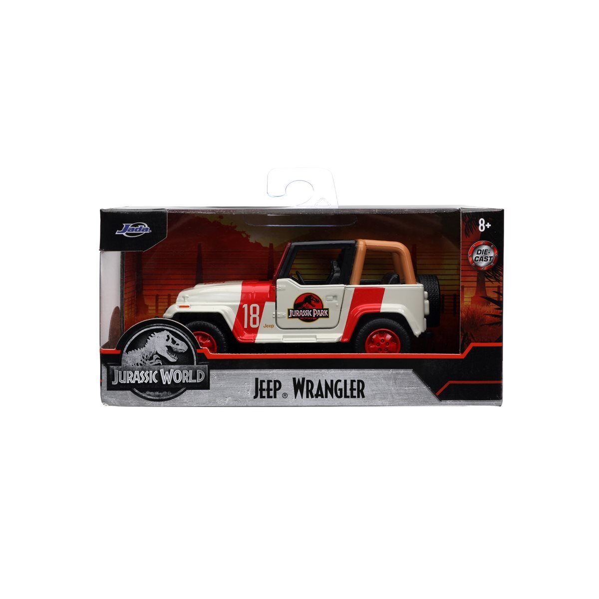 ジャダトイズ メタルズ・ダイキャスト 1/32 ジュラシック・ワールド 1992 ジープ・ラングラー ダイキャスト ミニカー 未開封