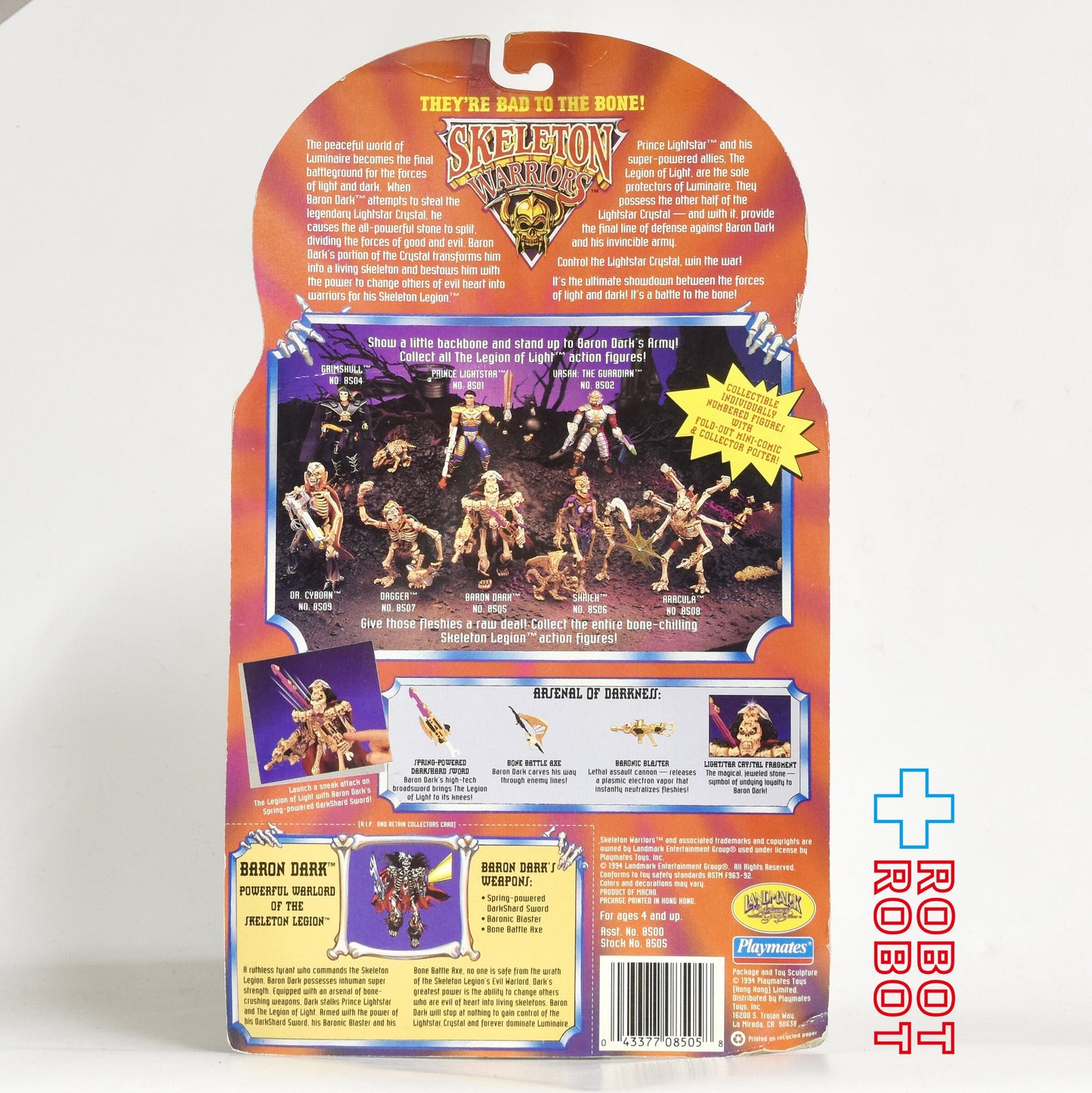 プレイメイツ スケルトンウォリアーズ バロンダーク アクションフィギュア 1994 未開封