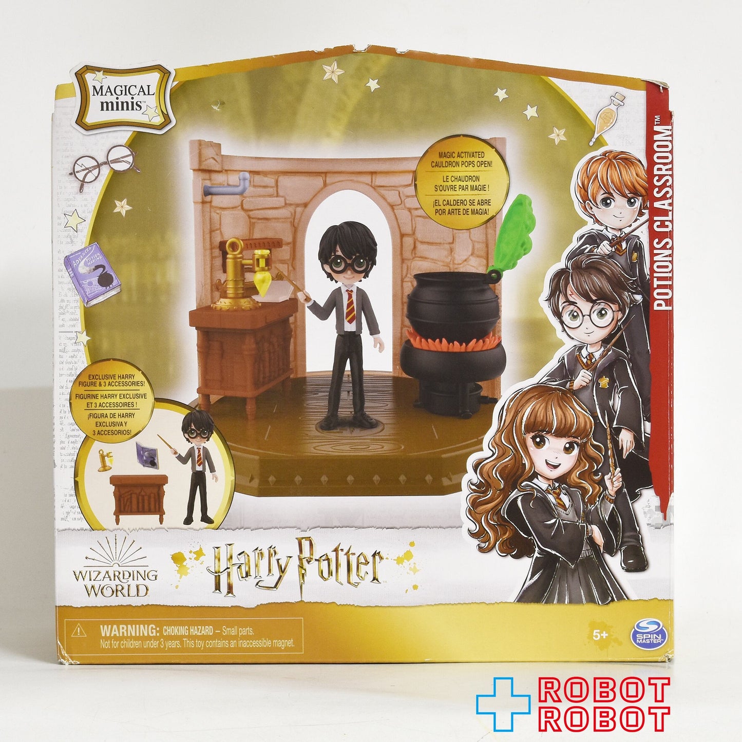 スピンマスター  ハリー・ポッター  マジカルミニ クラスルームセット ハリーと魔法薬学 箱付