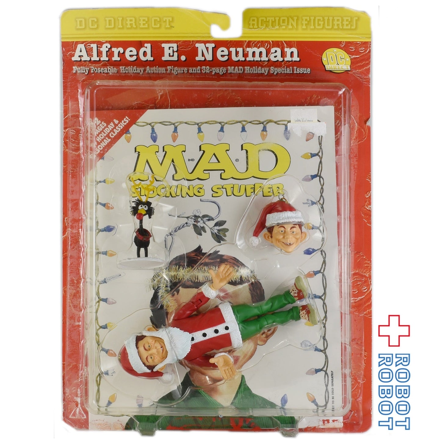 マッドマガジン アルフレッド E ノイマン ハッピーホリデイ サンタ アクションフィギュア