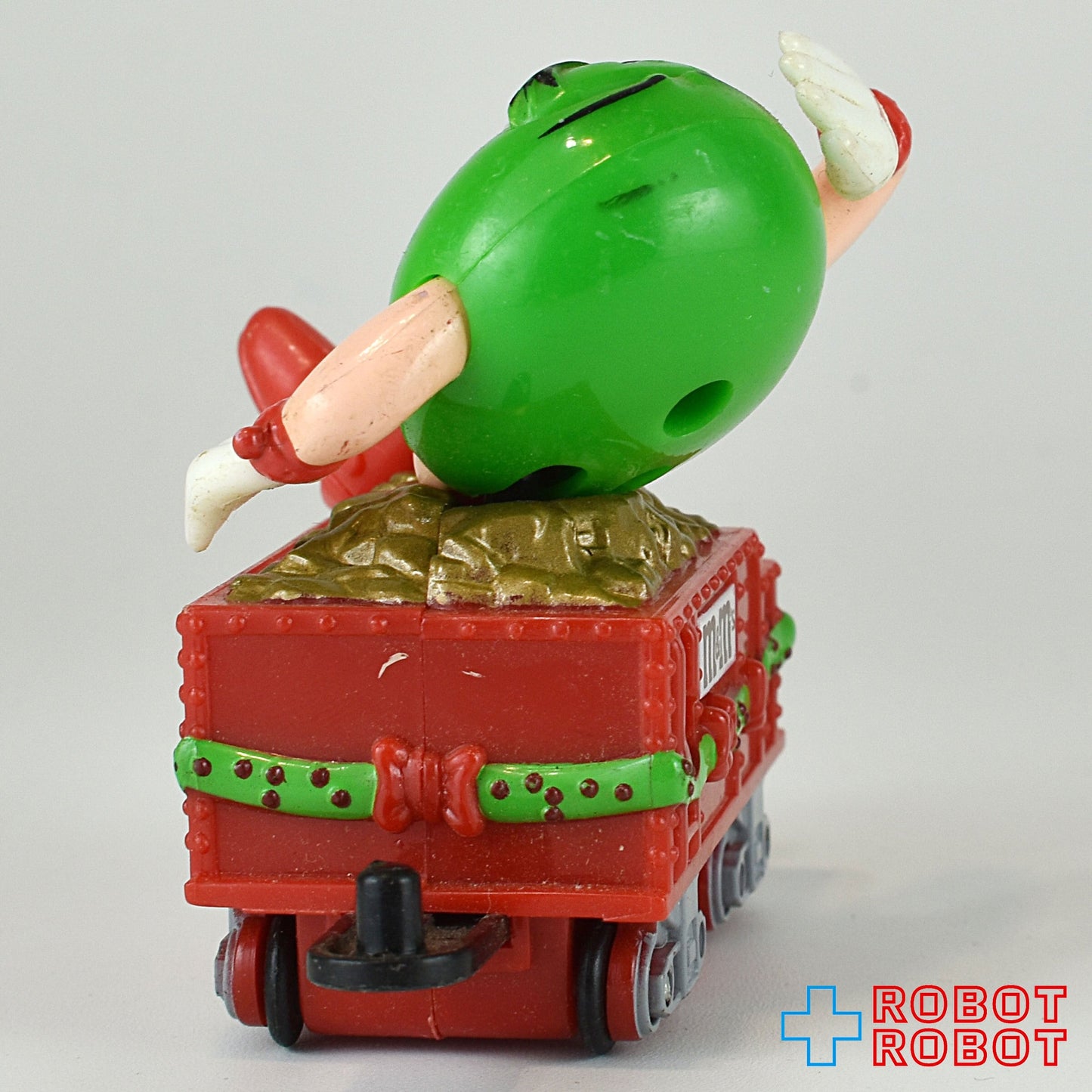 M&M's クリスマス・トレイン・トッパー グリーン 石炭貨車レッド