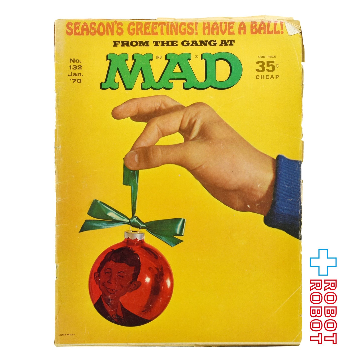 MAD MAGAZINE マッドマガジン no.132 季節のご挨拶！楽しんでね！ January 1970