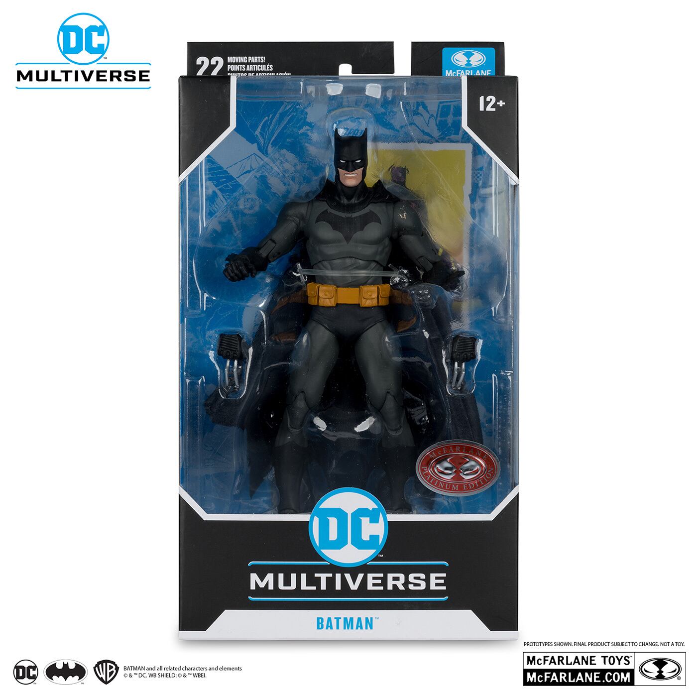 マクファーレン・トイズ DCマルチバース Batman The Cowardly Lot #320 バットマン (レッド・プラチナム・エディション) 7インチ アクションフィギュア 国内版 未開封