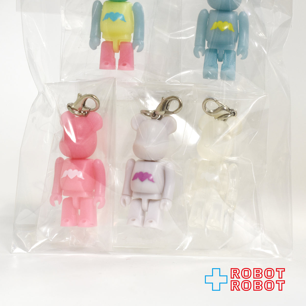 メディコム ベアブリック BE@RBRICK 50% 2004 クリスマス モスバーガー キーホルダー 全5体セット ４号店商品