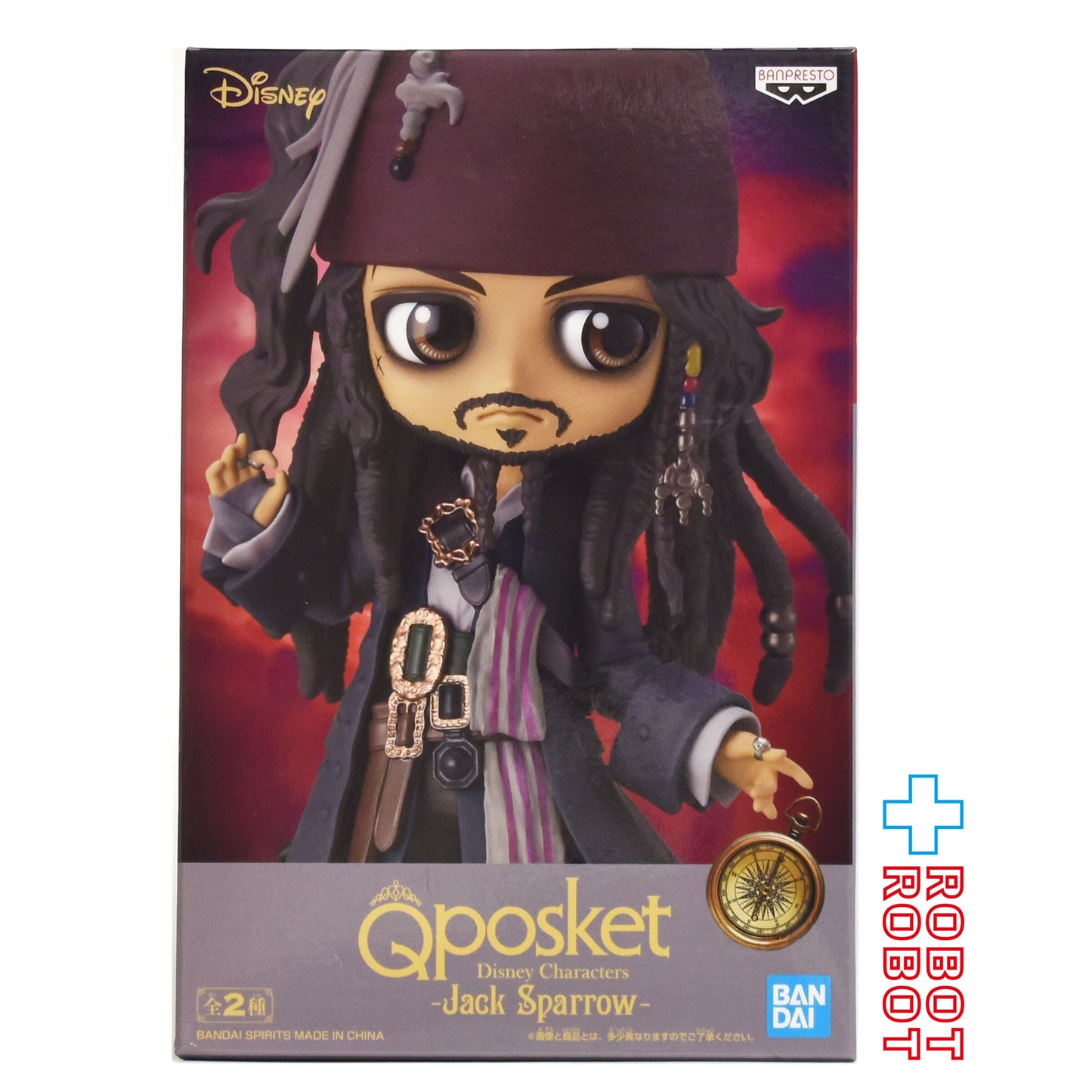 Qpsoket Qポスケット パイレーツ・オブ・カリビアン ジャック・スパロウ B フィギュア 未開封