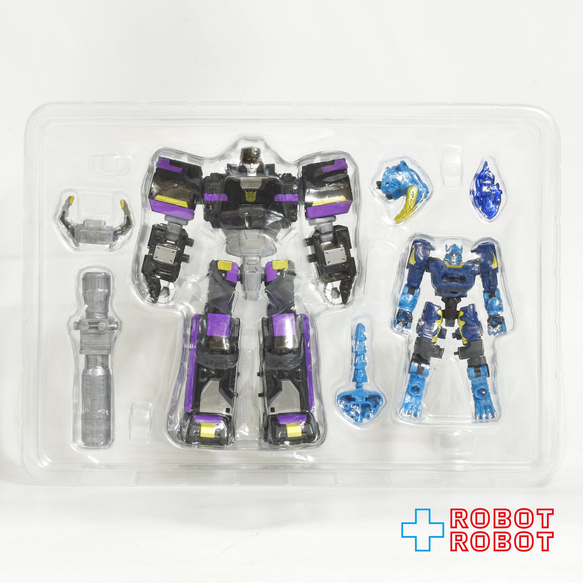 タカラトミー トランスフォーマー ワイルドキング WKS-04 ワイルドッキングセット シャドウメガトロン & フロストセイバー 開封箱入