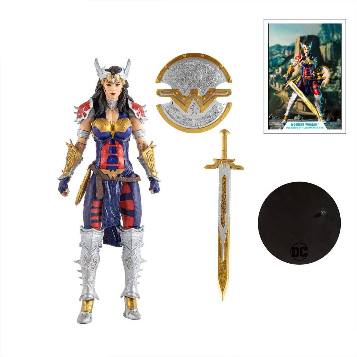 マクファーレン・トイズ DCマルチバース ワンダーウーマン 7インチ アクションフィギュア トッド・マクファーレン版 未開封