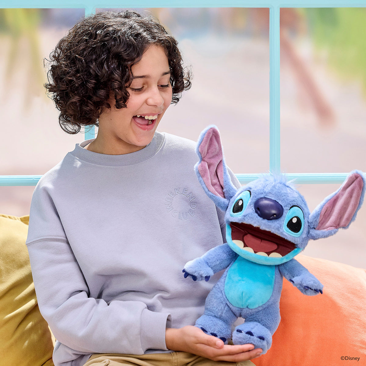 ワオ・スタッフ パペットロニクス・デラックス ディズニー スティッチ / おしゃべりスティッチ トーキング ぬいぐるみ 未開封