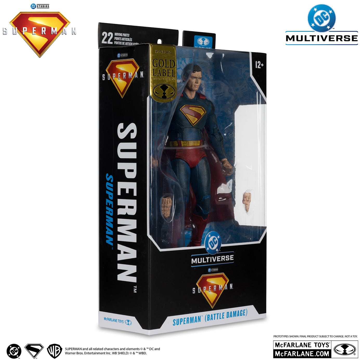 DC マルチバース スーパーマン (2025) #326 スーパーマン (バトルダメージ) 7インチ アクションフィギュア 国内版 未開封