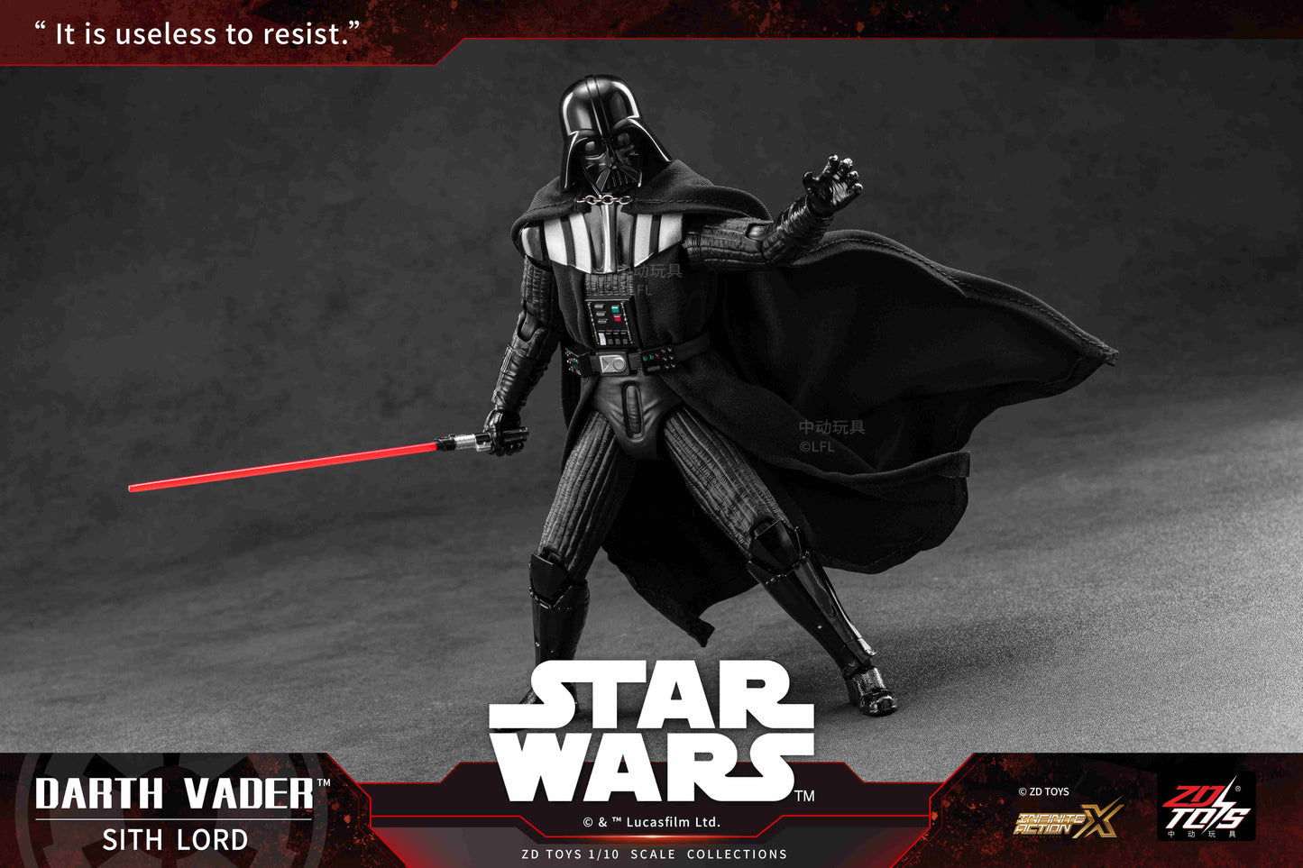 ZD TOYS スター・ウォーズ ダース・ベイダー アクションフィギュア 未開封