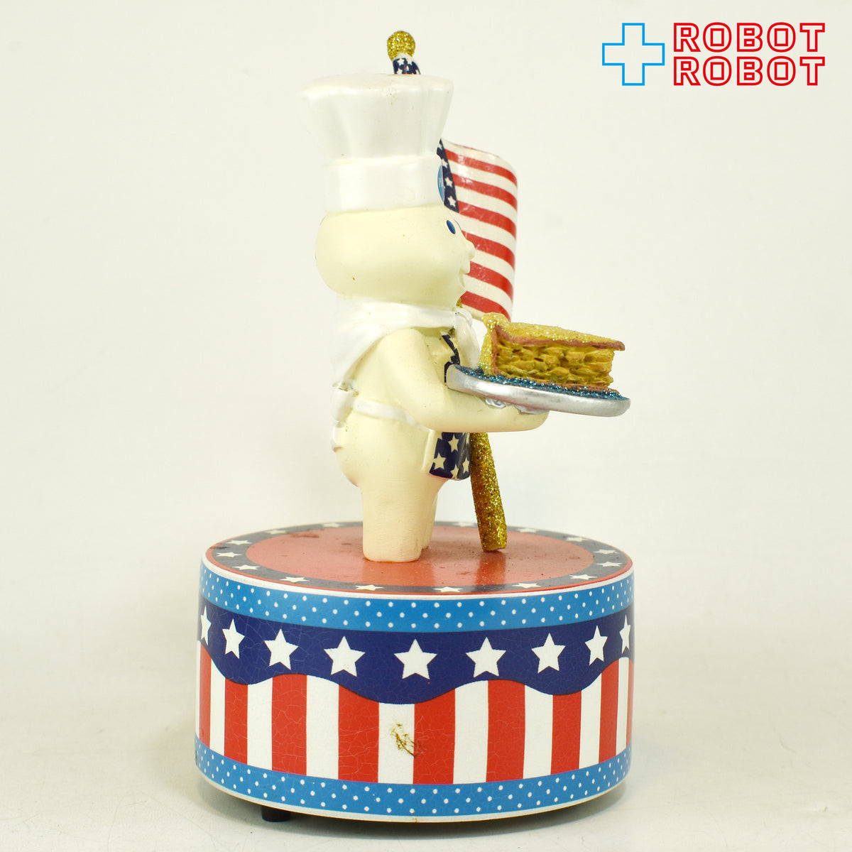 ピルズベリー ポッピンフレッシュ ドゥボーイ アメリカ・ザ・ビューティフル オルゴール フィギュアリン 2011 企業物