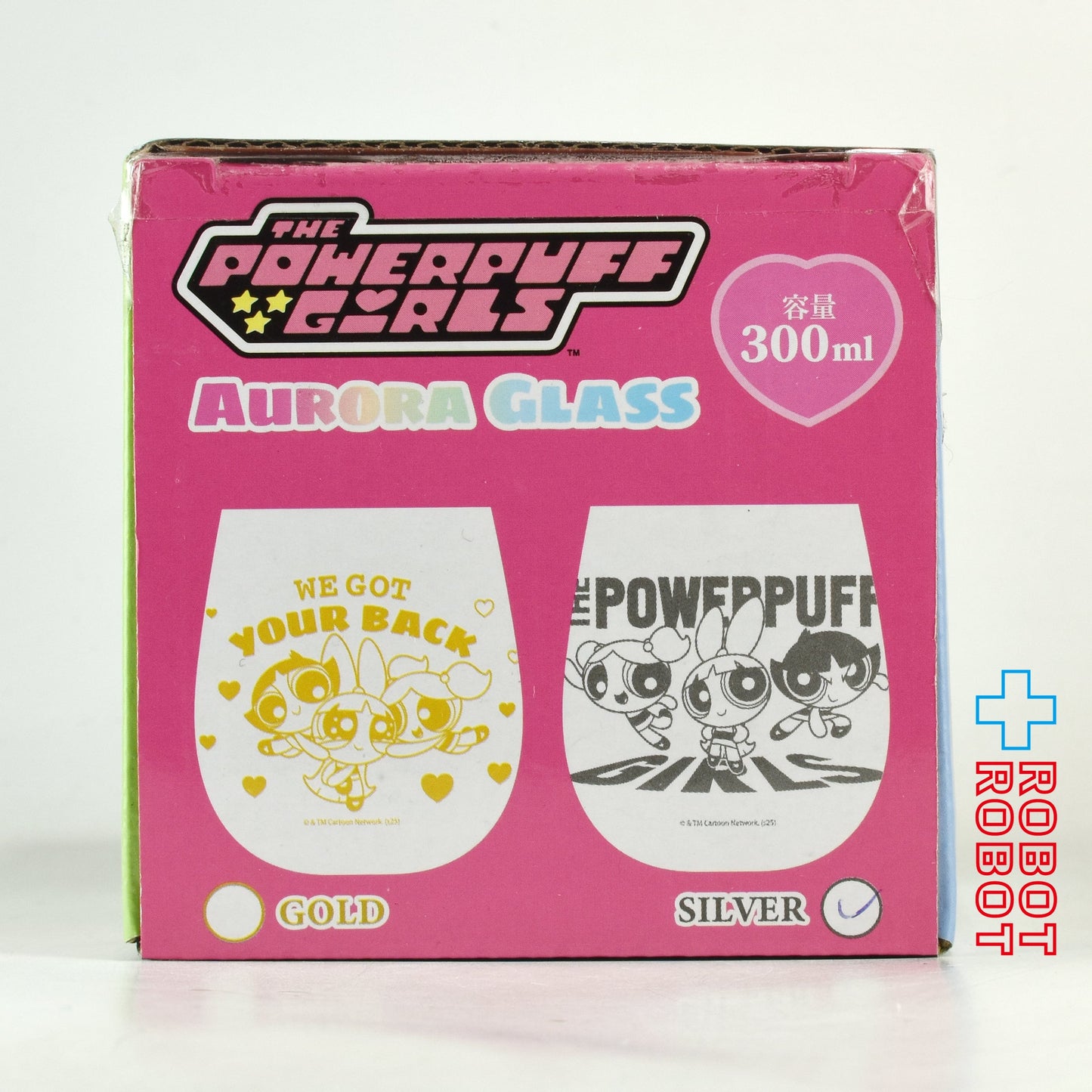 ピーナッツ・クラブ カートゥーン・ネットワーク パワーパフガールズ  オーロラグラス シルバー版 開封