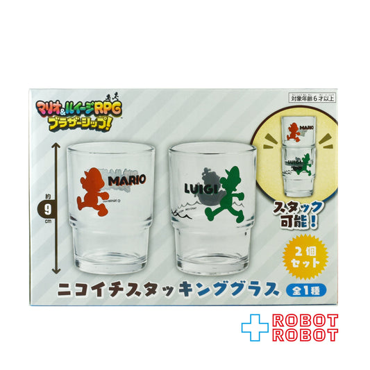 タイトー ニンテンドー マリオ & ルイージ RPG ブラザーシップ ニコイチ・スタッキンググラス 未開封