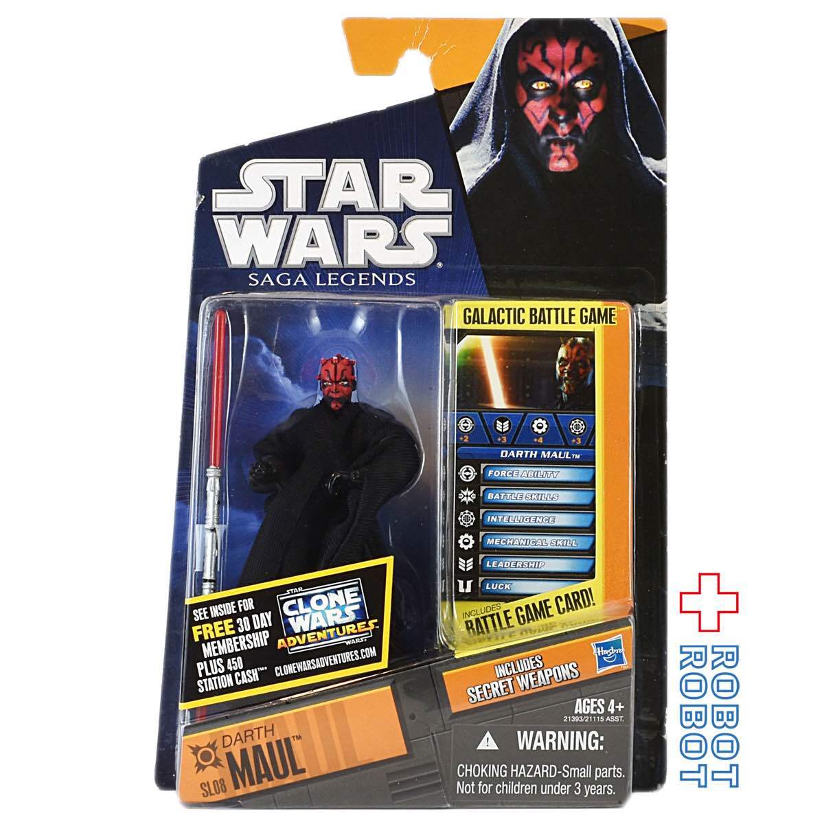 スター・ウォーズ SL2010 SL08 ダース・モール サーガ・レジェンズ 3.75インチ アクションフィギュア 未開封 US版