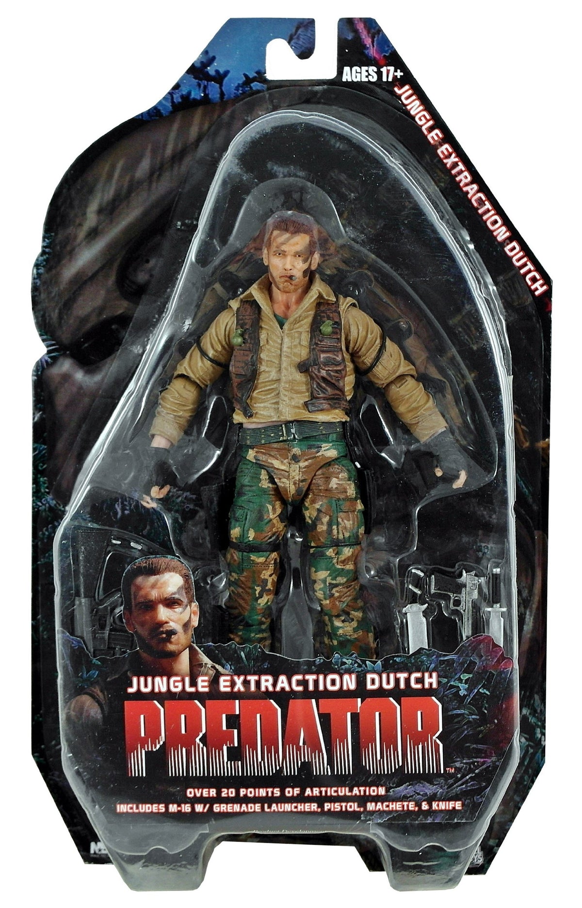 ネカ プレデター シリーズ 08 プレデター / ジャングル・エクストラクション・ダッチ 7インチアクションフィギュア 未開封
