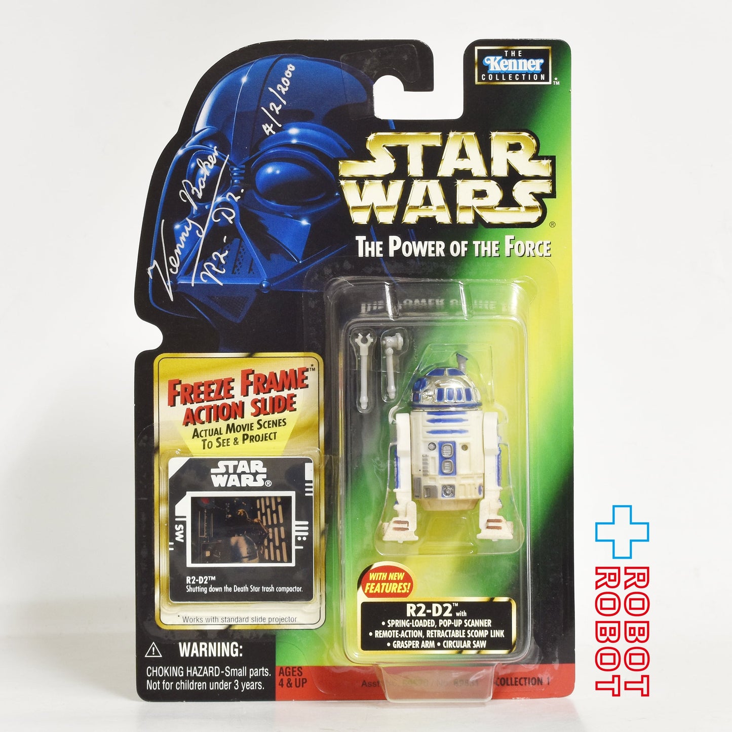 スター・ウォーズ POTF2 FF フリーズフレーム R2-D2 ケニー・ベイカー氏 サイン入り 保証書付 3.75インチ アクションフィギュア 未開封