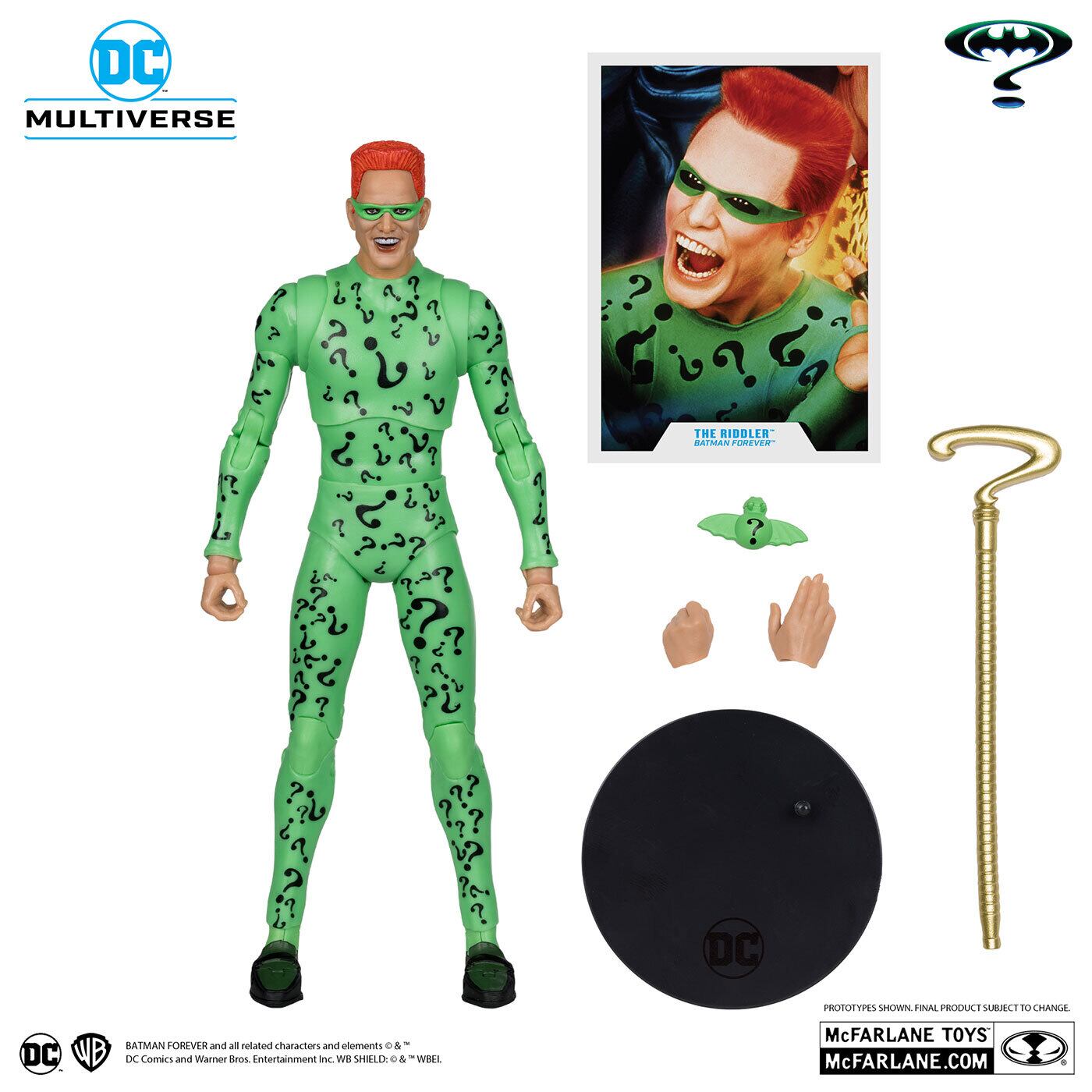マクファーレン・トイズ DCマルチバース バットマン フォーエヴァー #284 リドラー 7インチ アクションフィギュア 国内版 未開封