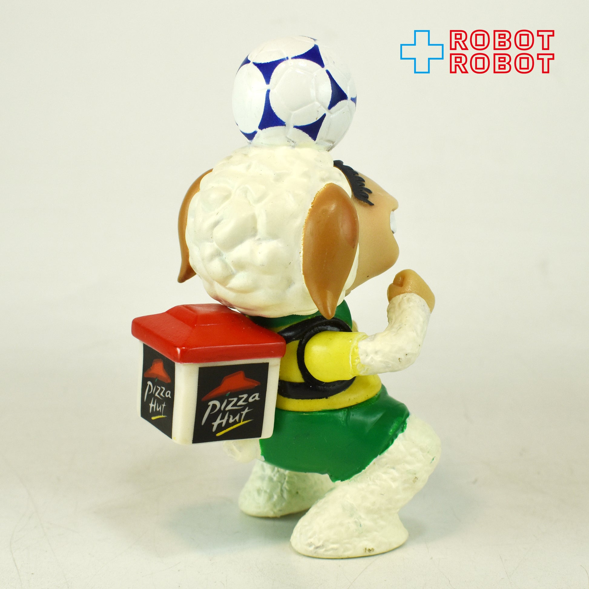 ピザハット サッカーボールを頭に乗せる羊 黄ユニフォーム フィギュア