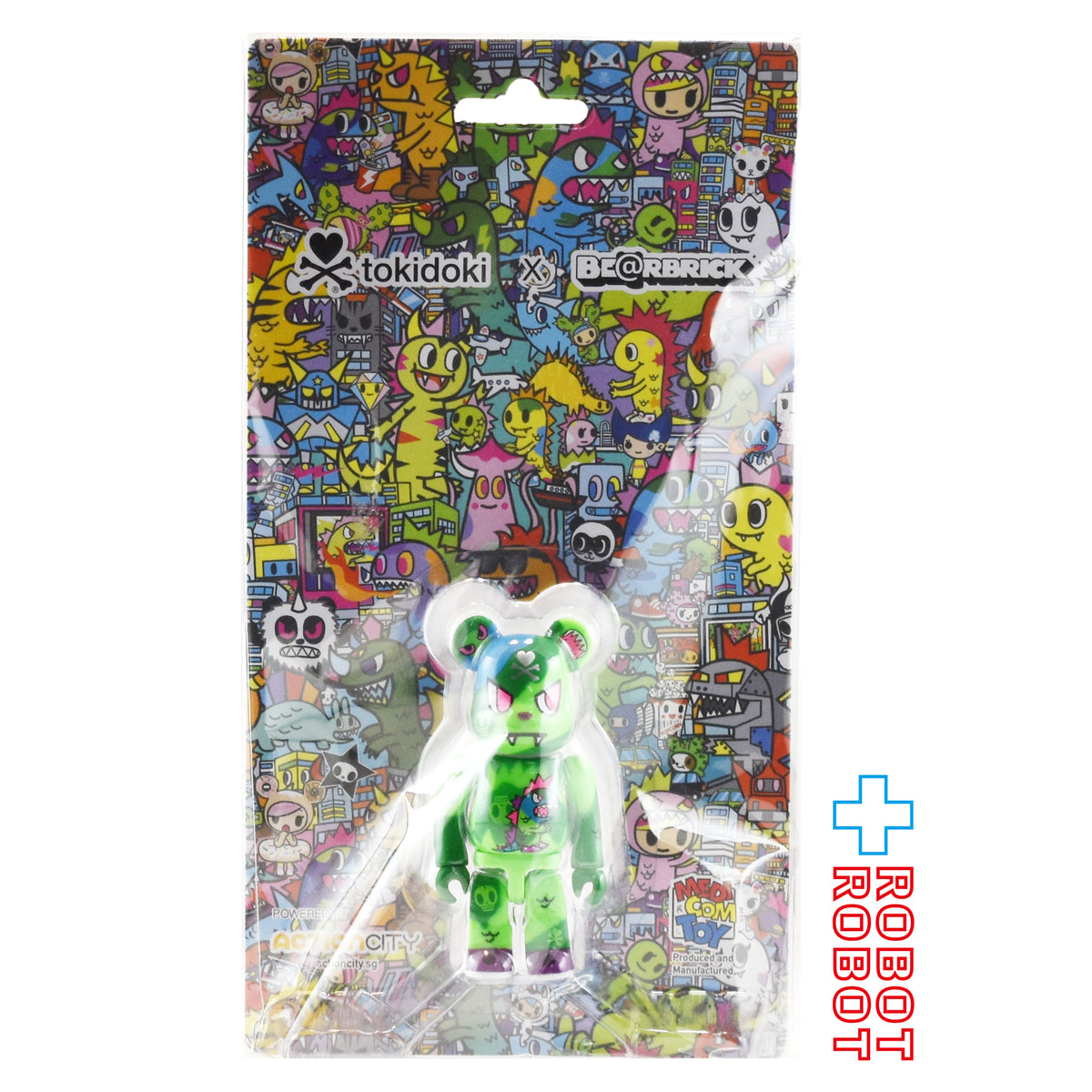 メディコム ベアブリック BE@RBRICK 100% TOKIDOKI 怪獣 緑 未開封 ４号店商品