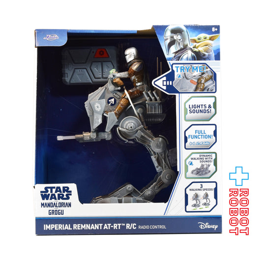JADA TOYS スター・ウォーズ マンダロリアン&グローグー インペリアル・レムナント AT-RT ウォーカー RC リモートコントロール フィギュア 未開封