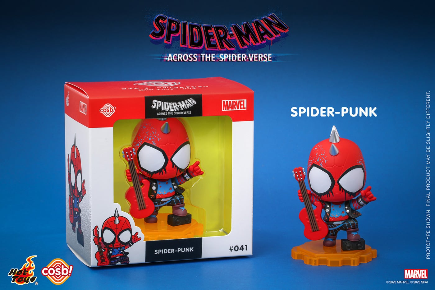 ホットトイズ コスビ マーベル・コレクション #041 スパイダーマン アクロス・ザ・スパイダーバース スパイダー・パンク ビニールフィギュア 未開封