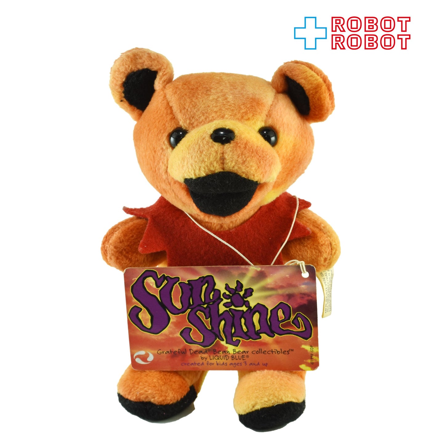 グレイトフルデッド ビーンベアコレクティブルズ サンシャイン ぬいぐるみ人形 紙タグ付き