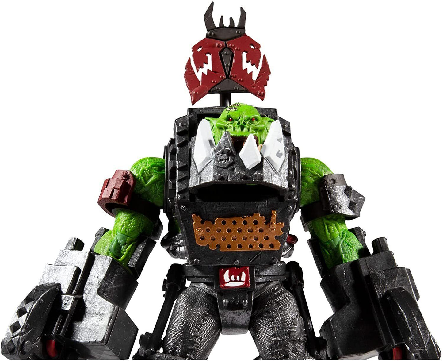 マクファーレン・トイズ ウォーハンマー 40,000 オルク メガノブ with バズソー 12インチ メガフィグ アクションフィギュア
