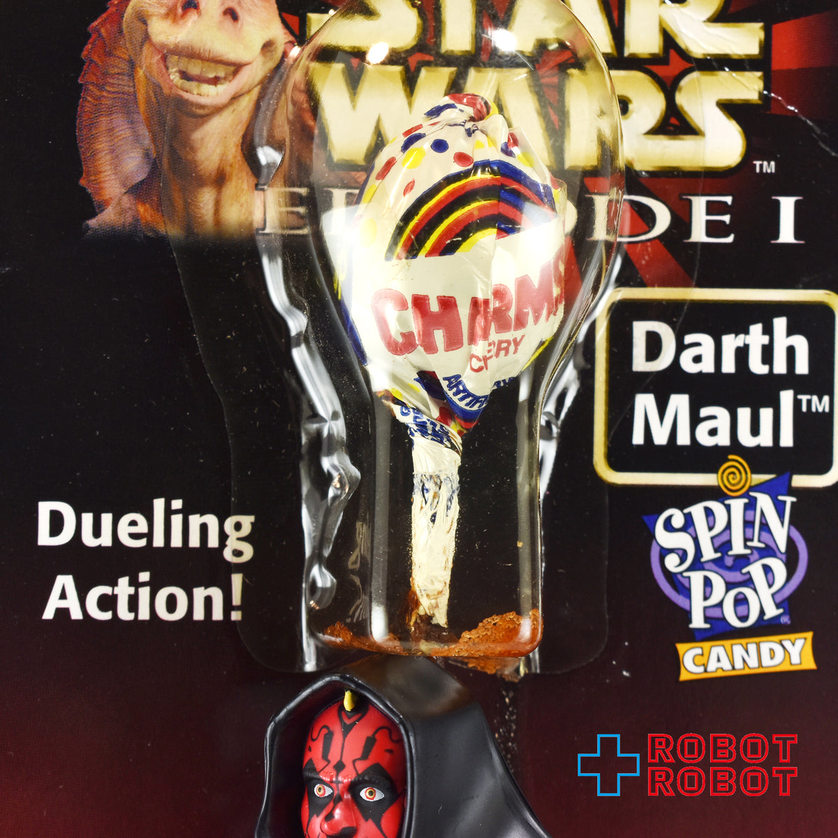 ※難あり：スター・ウォーズ ダースモール スピン ポップ キャンディホルダー フィギュア 1999 未開封